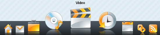 Fisheye Dock Menu